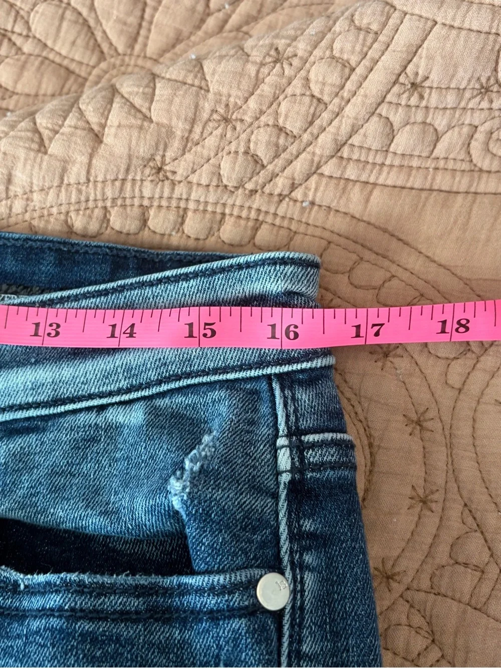 Judy Blue Boyfriend Fit Distressed Ripped Denim Jeans 11/30